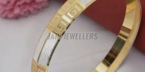 Mens Thick Gold Kada