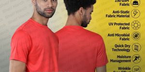 round neck sports crew t shirt