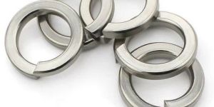 Silver Stainless Steel Spring Washer