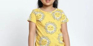 Girls Printed T Shirt