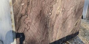 Polished Scorpio Brown Marble Slabs