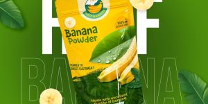 Sun Dried Yellow Banana Powder