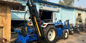 Beam Crash Barrier Installation machine