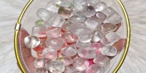Colorless Clear Quartz Tumbled Stones