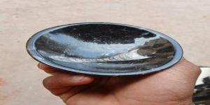 Natural Stone Orthoceras Fossil Bowl