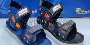 Koves Blue and Black Comfort Fit Mens EVA Sandal