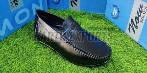 Now Mens Black Party Wear Formal Leather Shoes