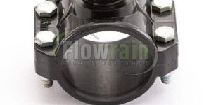 110 Mm PP Plain Threaded Black Service Saddle