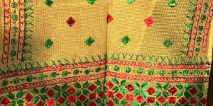 Hand Embroidered Phulkari Stole