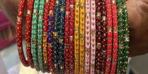 Colored Glass Bangles