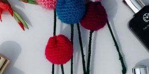 Crochet Tulip Bouquet