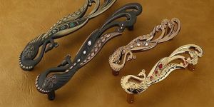 Mayur-GD Peacock Design Door Pull Handle