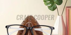 Wooden Turtle Spectacle Holder