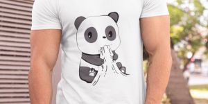 Mens Printed Cotton T Shirt