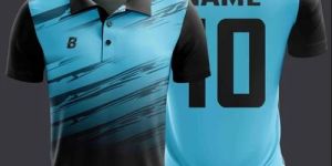 Mens Printed Polyester T Shirt