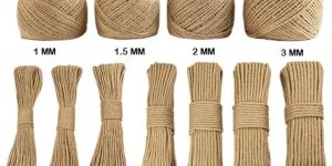 Natural Jute Twisted Cord for Craft Project - KTR - 006