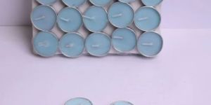 Blue Mint Tea Light Candle