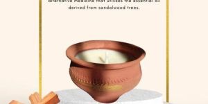 Sandalwood Diya Candle