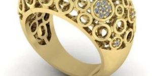 Women Sterling Stone Studded Silver Ring