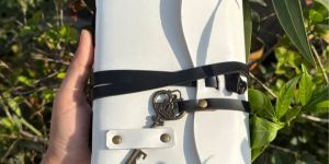 Premium White Vintage Handmade Leather Journal Notebook - Sketchbook