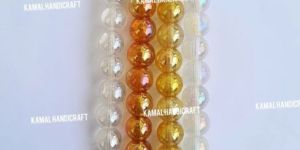 8mm Plain Round Glass Bead