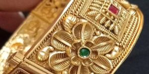 Ladies Copper Gold Plated Bangles