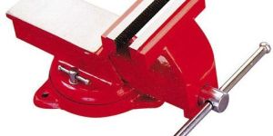 All Steel Bench Vice Swivel Base With Replaceable Jaws
