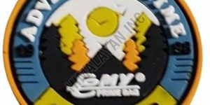 Silicone Round Logo Badge