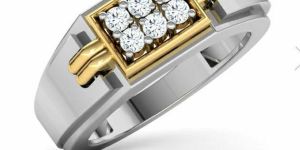 Mens Designer Round Shape Diamond Ring