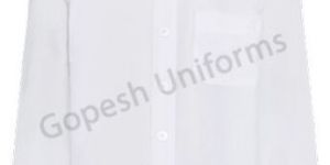 Unisex White School Shirts