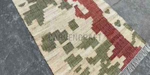 A 47 Flat Weave Jute Durries