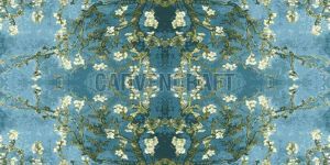 A A4 Indo Tibetan Bamboo Silk Rug