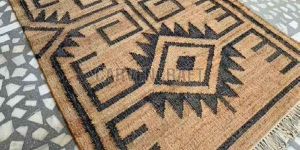 A53 Flat Weave Jute Durries