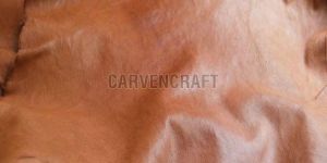 Brown Glossy Goat Finished Leather