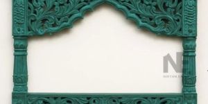 Hand Carved Mango Wood Jharokha Wall Hanging