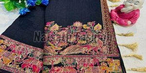 Pure Rajwadi Pashmina Silk Saree