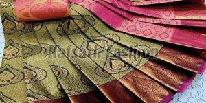Samuthrika Style Wedding Silk Saree