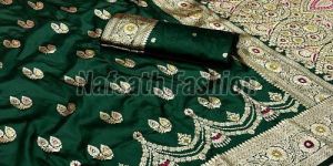 Zari Silk Blend Banarasi Saree