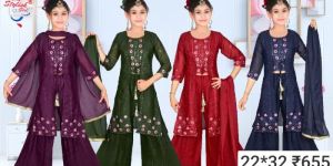 Girls Fancy Sharara Suits