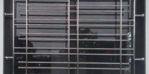 Mild Steel Silver Window Grill
