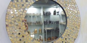 18 Inch Round Glass Mosaic Wall Mirrors
