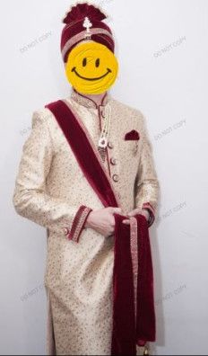 manyavar embroidered sherwani