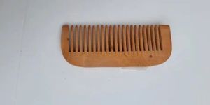 5inch Brown Neem Wood Hair Pocket Comb