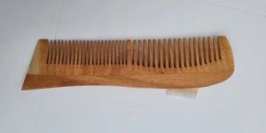 8inch Brown Neem Wood Hair Comb