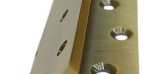 5x1x1/8 Inch Brass Antique Railway Hinges