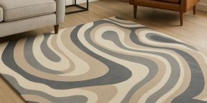 Designer Handwoven Tufted Wool Carpet