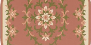 Oval Antique Hand Tufted Woolen Carpet