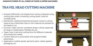 Travel Head Cutting Machine