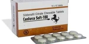 Cenforce Soft 100mg Sildenafil Citrate Chewable Tablets