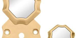 52.7mm Gold Zamak 5 Safe Key Hole Cover